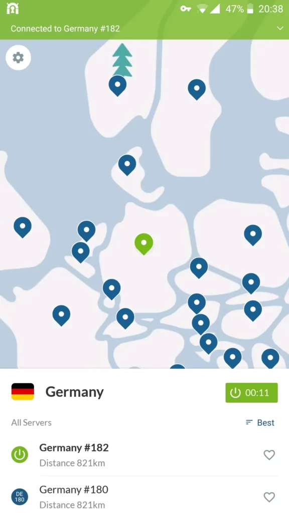 NordVPN on Android