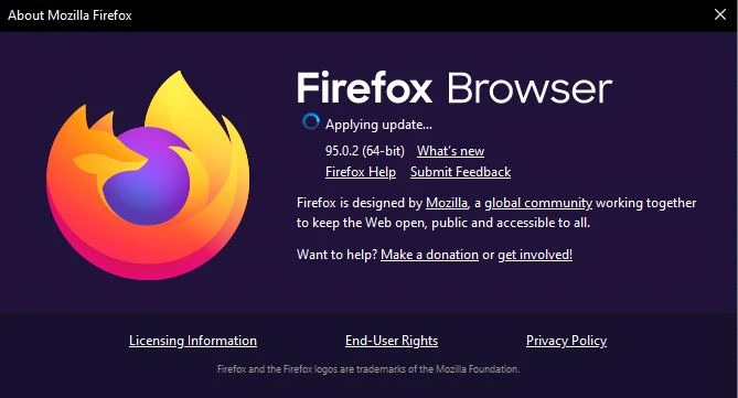 update your browser - firefox
