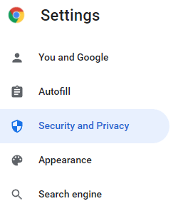 Chrome Security and Privacy