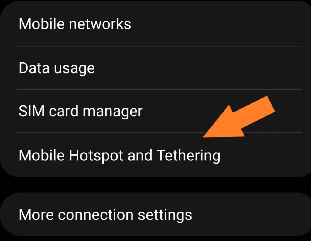 Mobile Hotspot and Tethering