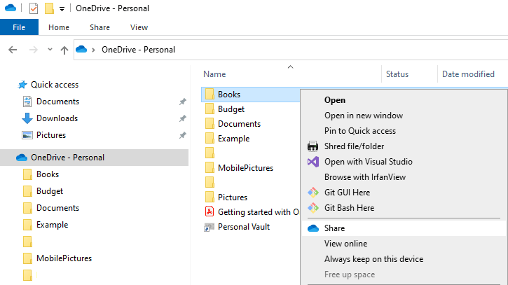 OneDrive File Explorer