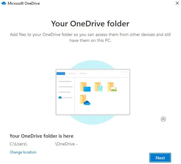 OneDrive forlder