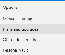 OneDrive Cloud sorage