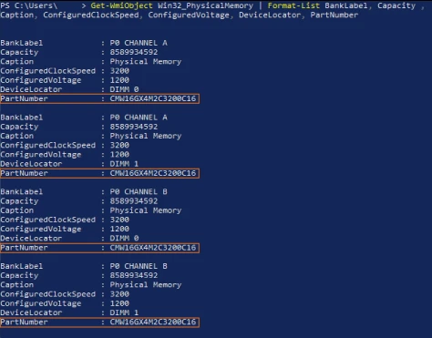 Powershell RAM check